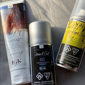 IGK hair bundle for $45!!